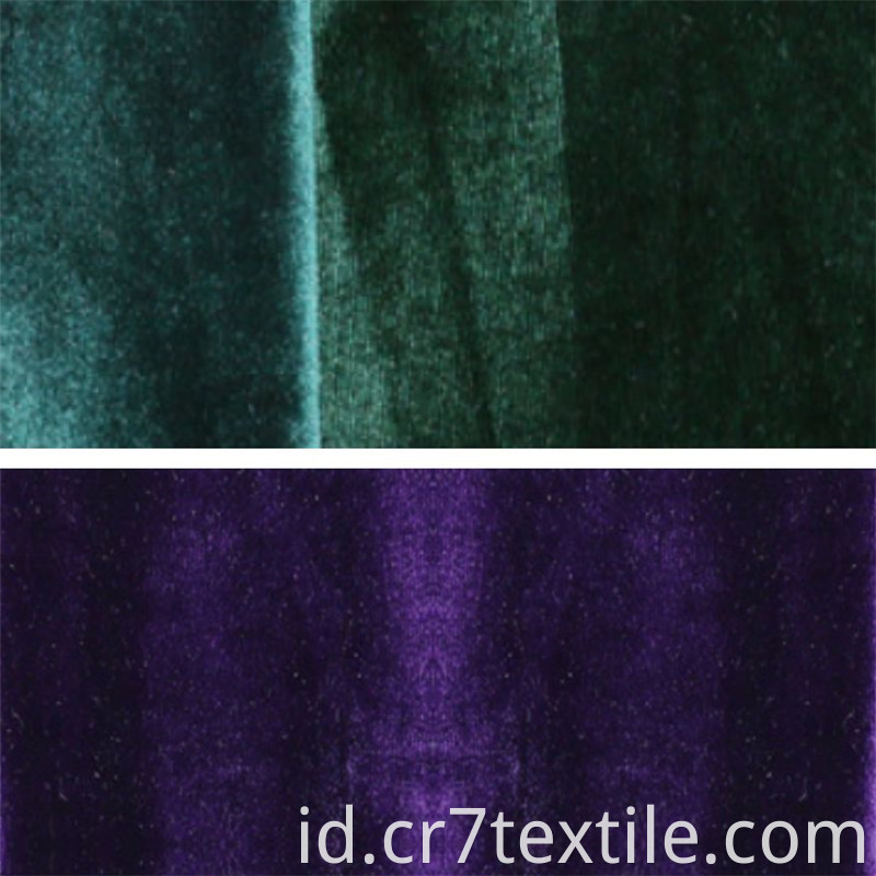 100 Corea Velvet Spandex Plain Dyed Ladies Fabric